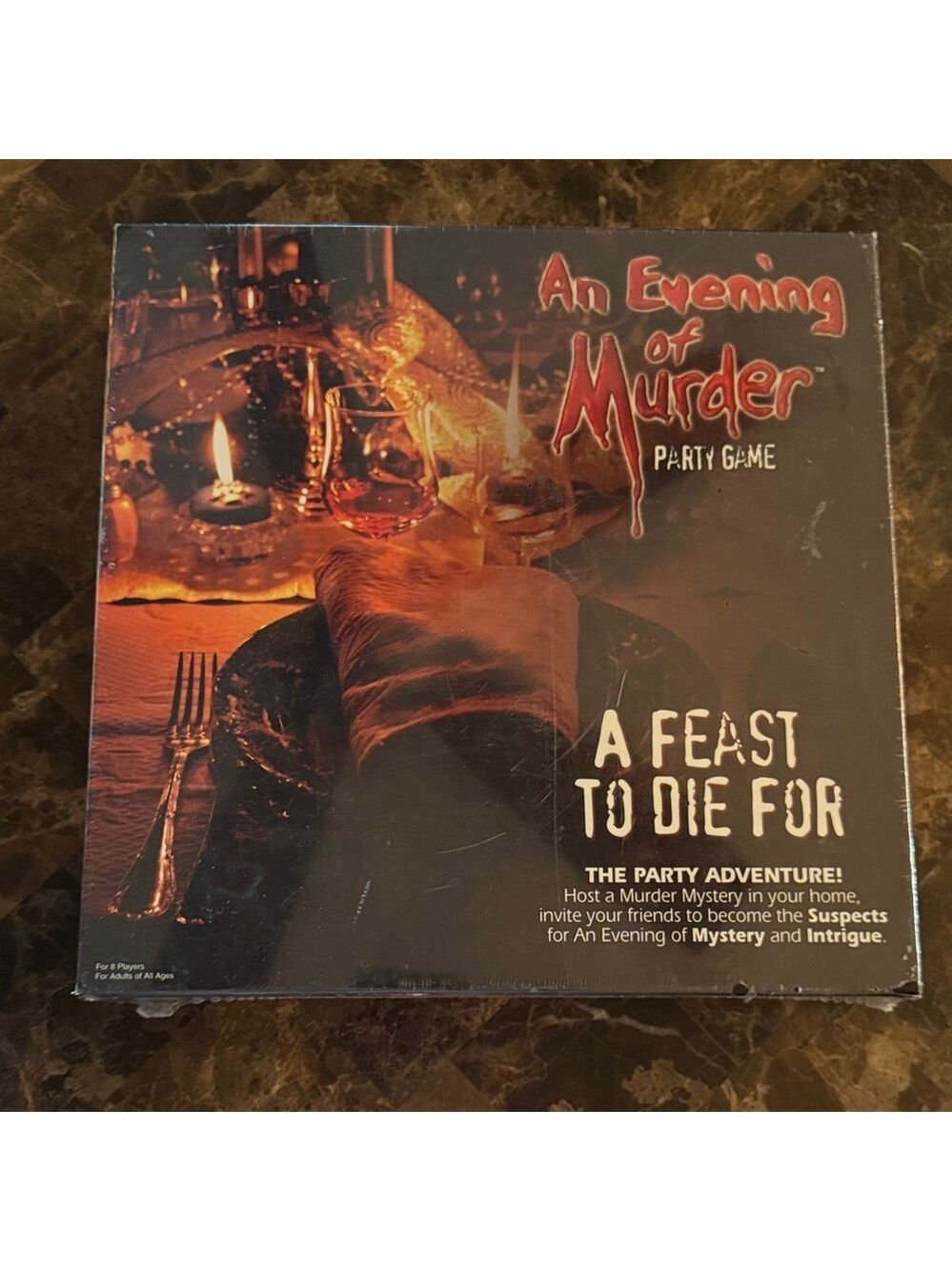 An Evening of Murder Party Game - Red and Black